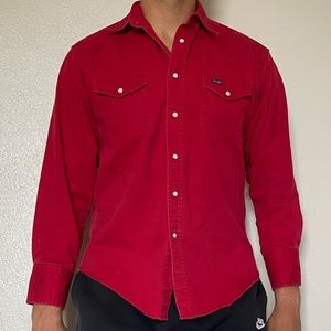 Wrangler Western Shirt - Red
